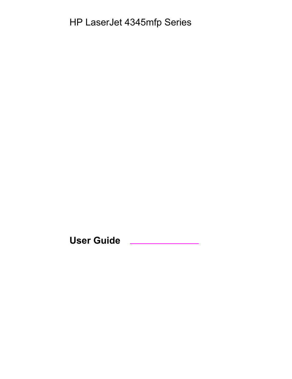 HP LaserJet 4345 Multifunction Printer series User Manual | Page 3 / 324