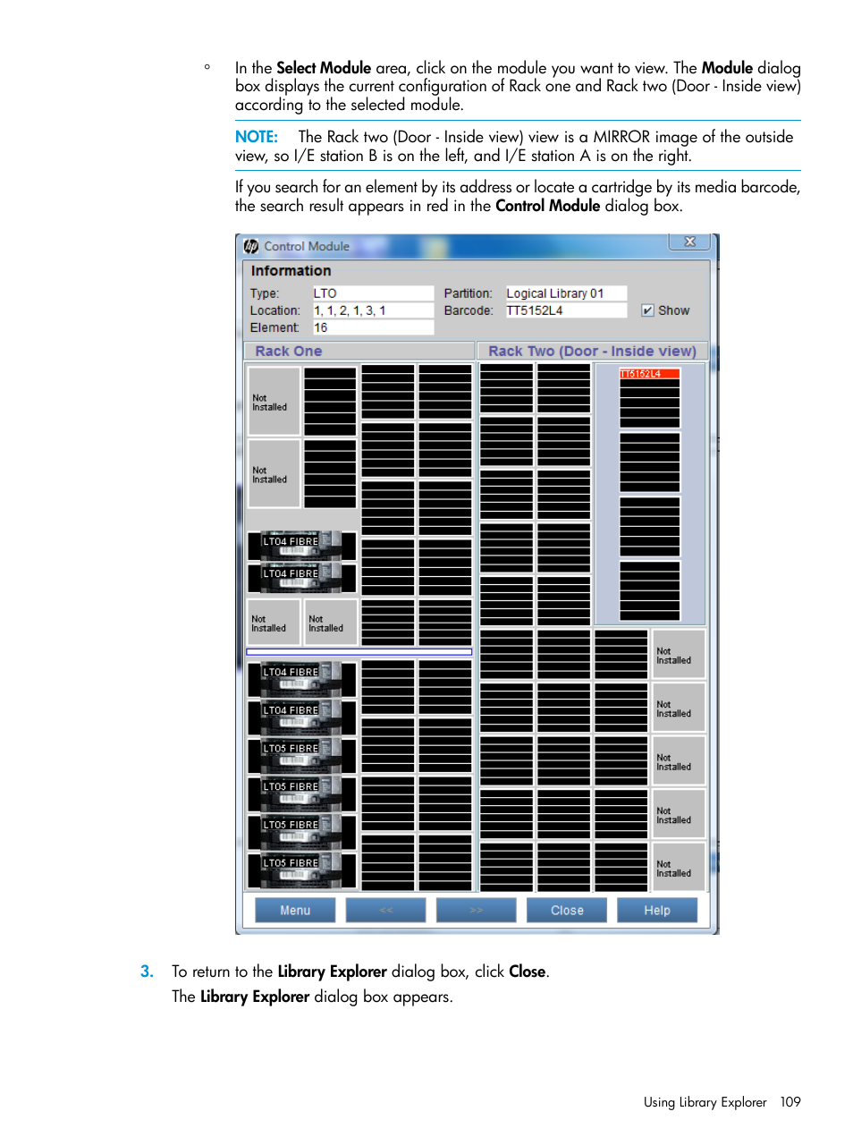 HP StoreEver ESL G3 Tape Libraries User Manual | Page 109 / 267