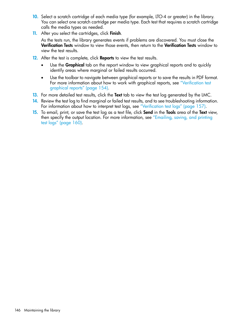 HP StoreEver ESL G3 Tape Libraries User Manual | Page 146 / 267