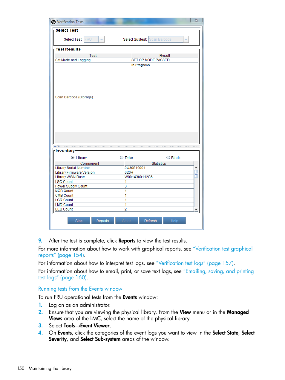 HP StoreEver ESL G3 Tape Libraries User Manual | Page 150 / 267