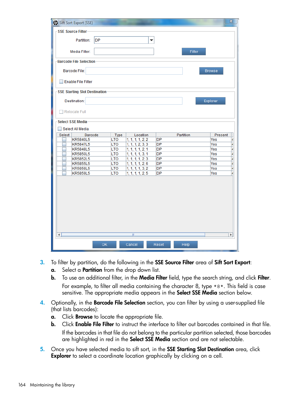 HP StoreEver ESL G3 Tape Libraries User Manual | Page 164 / 267