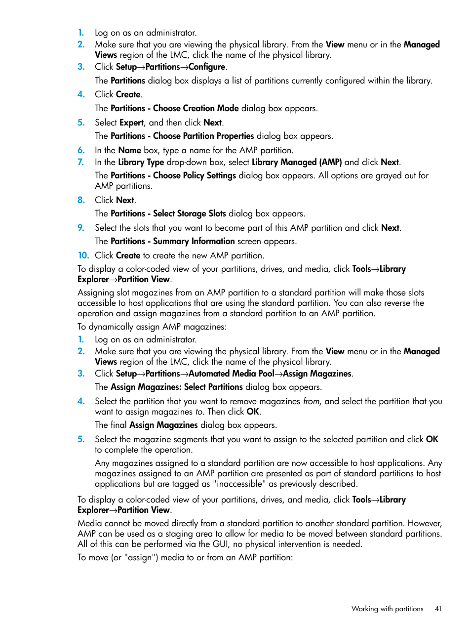 HP StoreEver ESL G3 Tape Libraries User Manual | Page 41 / 267