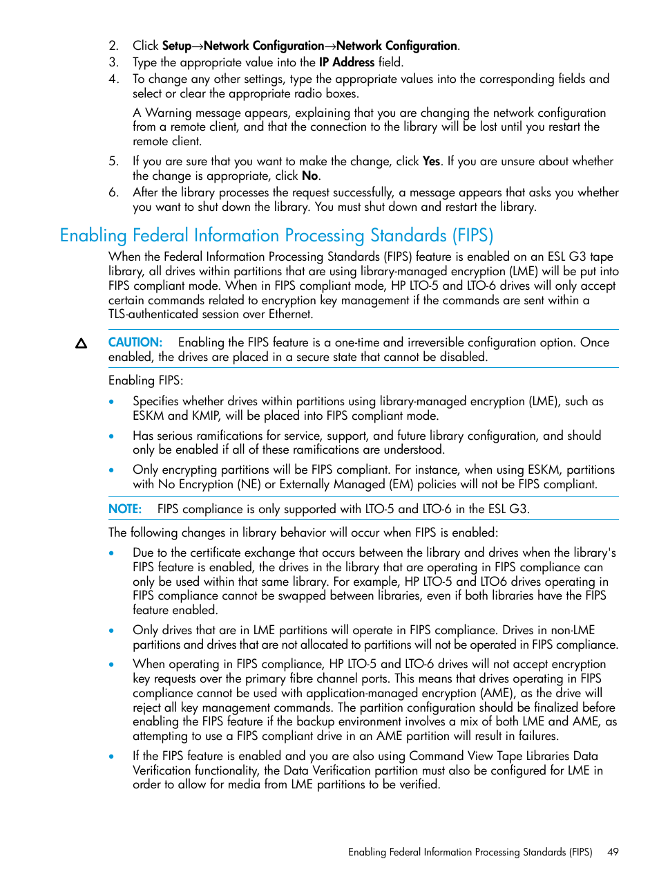 HP StoreEver ESL G3 Tape Libraries User Manual | Page 49 / 267