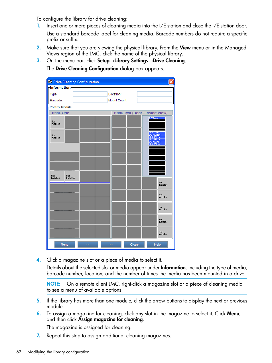 HP StoreEver ESL G3 Tape Libraries User Manual | Page 62 / 267