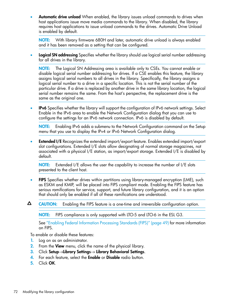 HP StoreEver ESL G3 Tape Libraries User Manual | Page 72 / 267