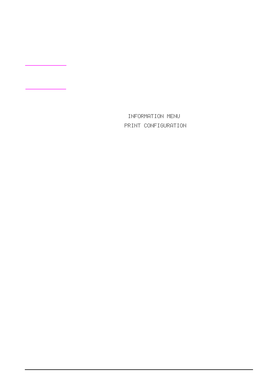 Configuration page | HP LaserJet 4000 Printer series User Manual | Page 105 / 194