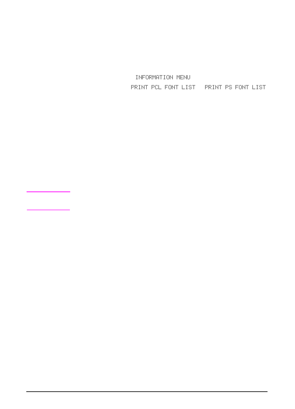 Pcl or ps font list | HP LaserJet 4000 Printer series User Manual | Page 107 / 194