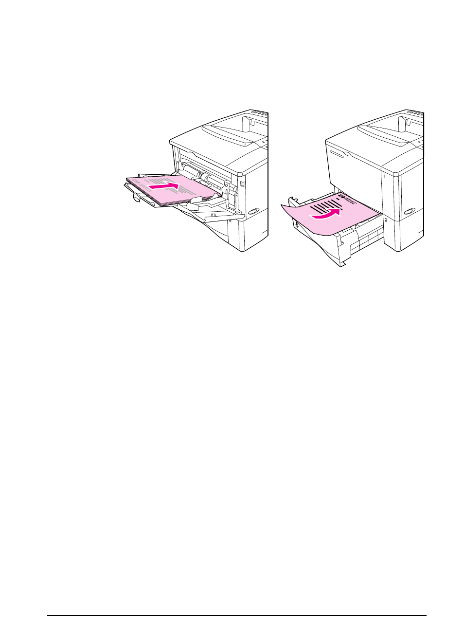 Paper orientation for printing both sides of paper | HP LaserJet 4000 Printer series User Manual | Page 44 / 194