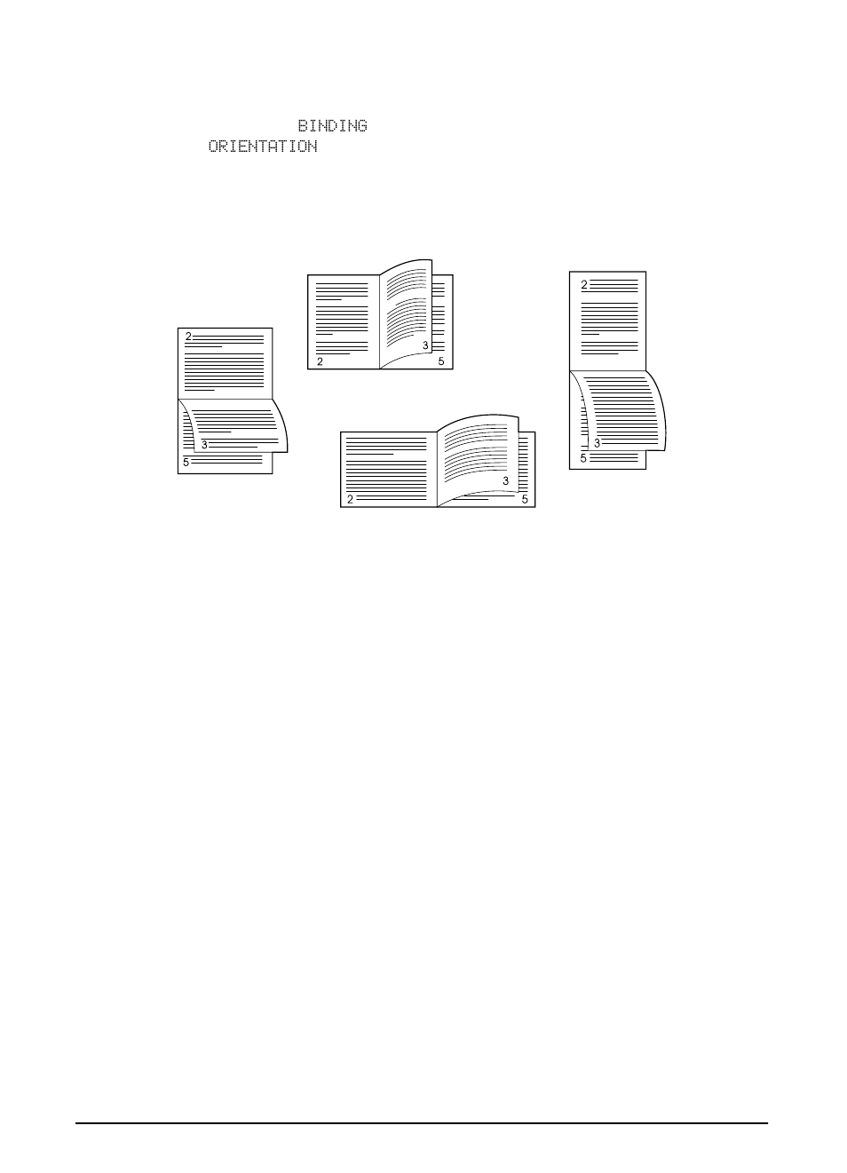 Layout options for printing both sides of paper | HP LaserJet 4000 Printer series User Manual | Page 45 / 194