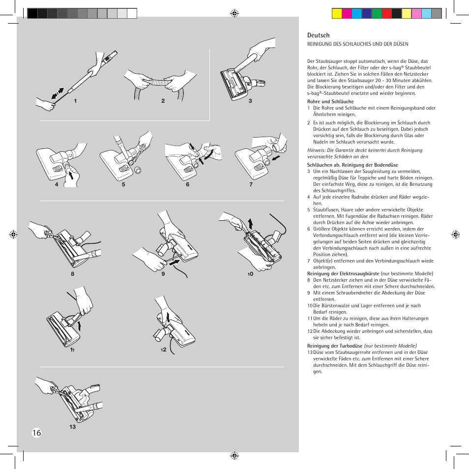 AEG ACSG1300 User Manual | Page 16 / 20