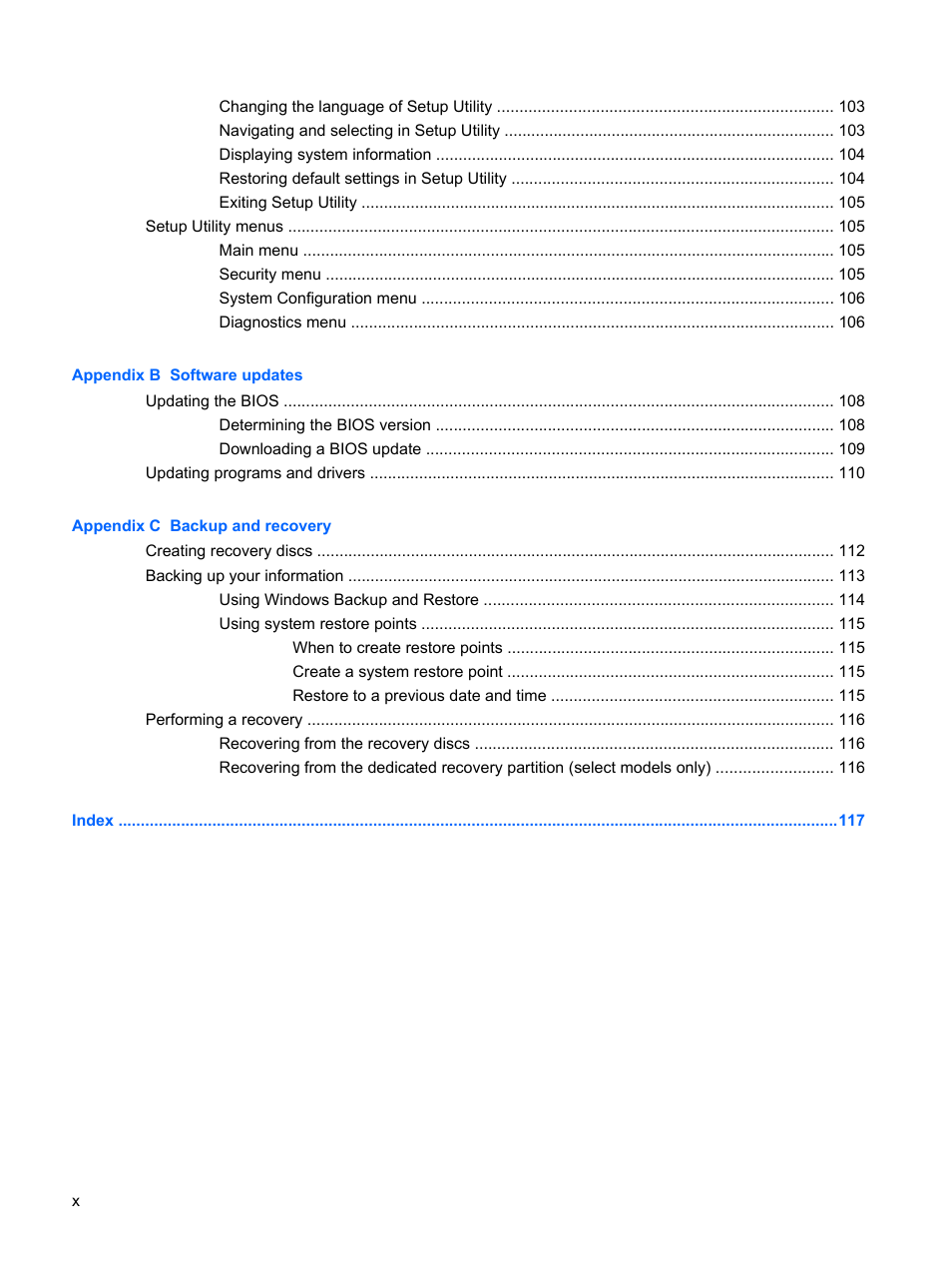 HP Compaq Presario CQ41-211TX Notebook PC User Manual | Page 10 / 132
