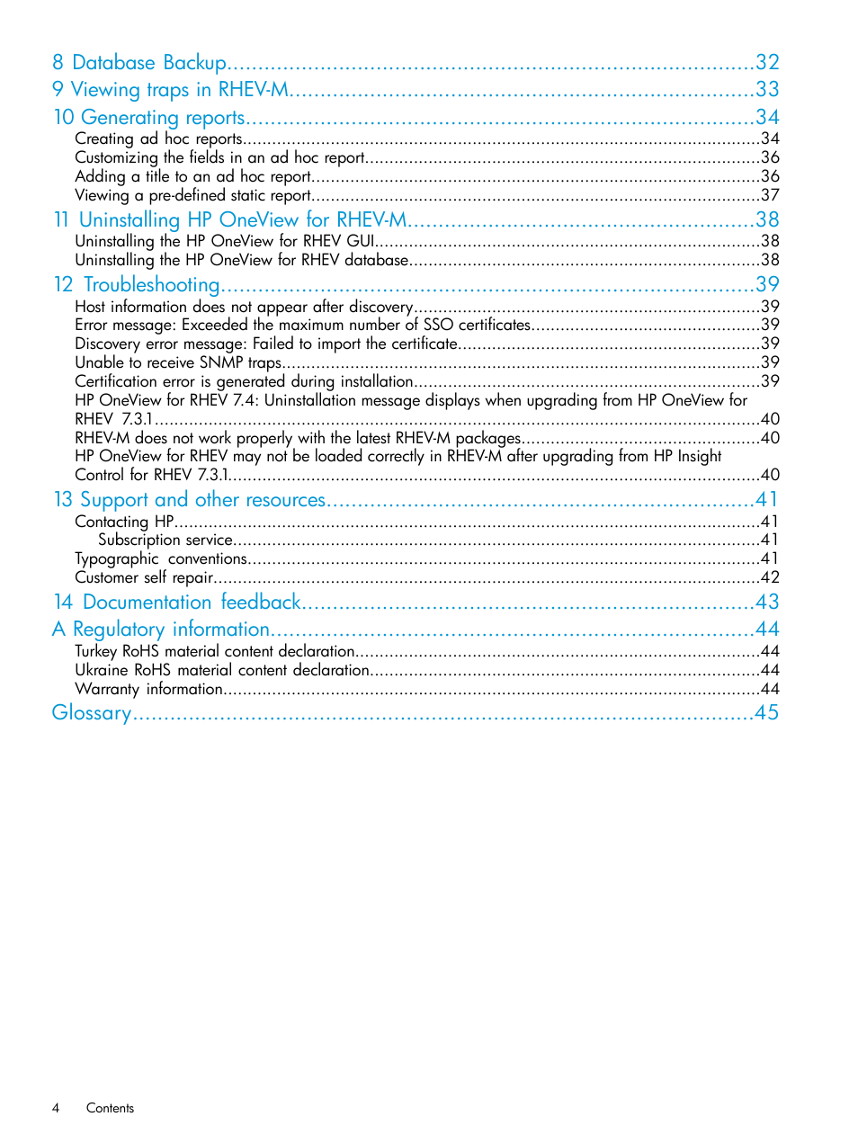 HP OneView for Red Hat Enterprise Virtualization User Manual | Page 4 / 45