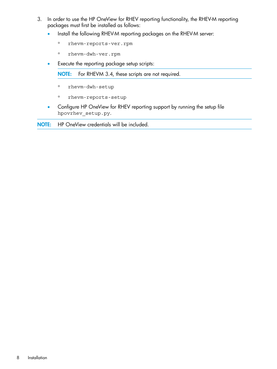 HP OneView for Red Hat Enterprise Virtualization User Manual | Page 8 / 45