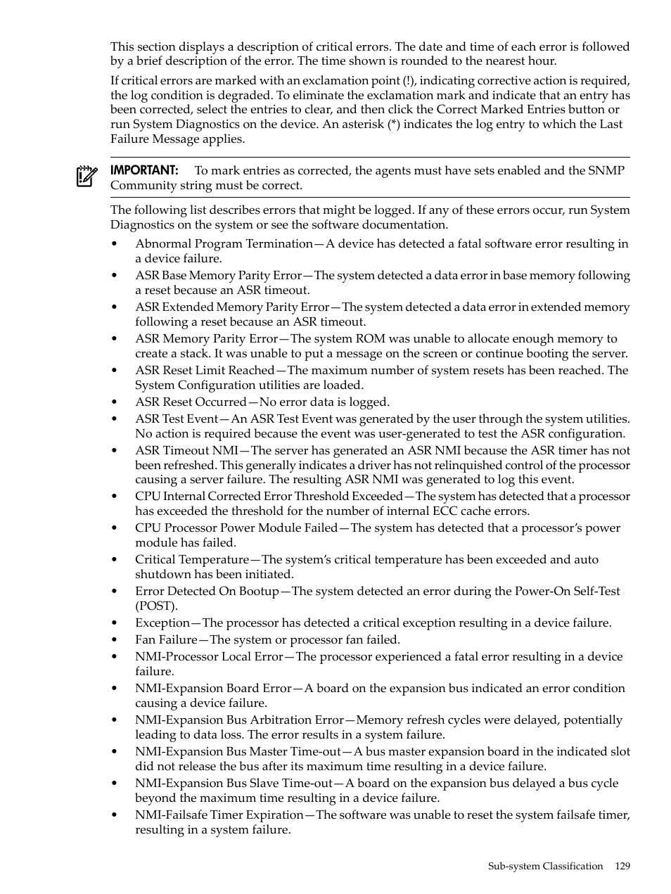 HP Insight Management Agents User Manual | Page 129 / 157