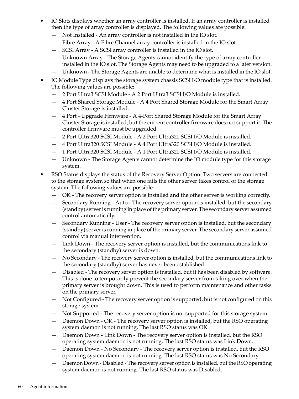 HP Insight Management Agents User Manual | Page 60 / 157