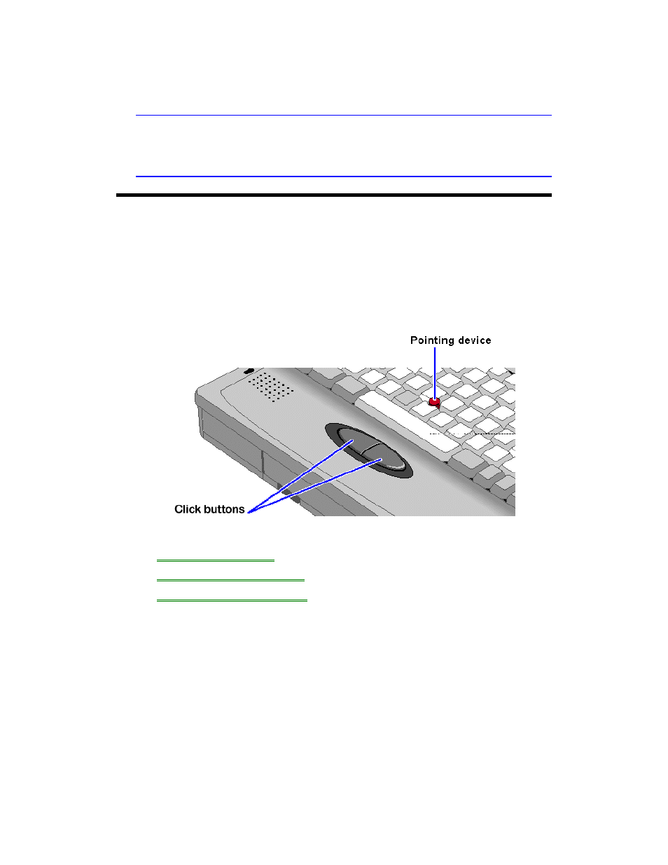 Using the pointing device | HP OmniBook 5500 Notebook PC User Manual | Page 10 / 90