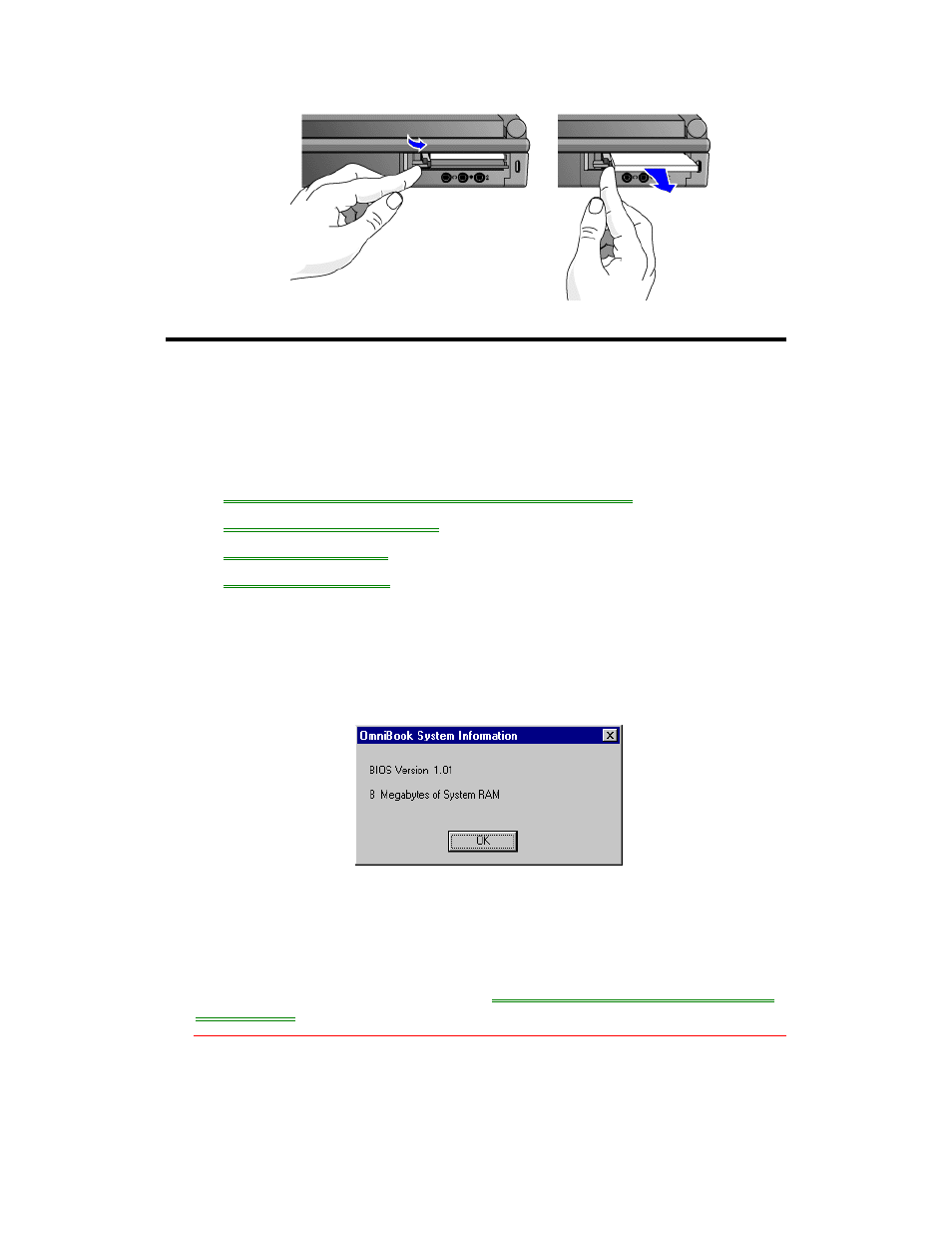 Upgrading the omnibook | HP OmniBook 5500 Notebook PC User Manual | Page 28 / 90