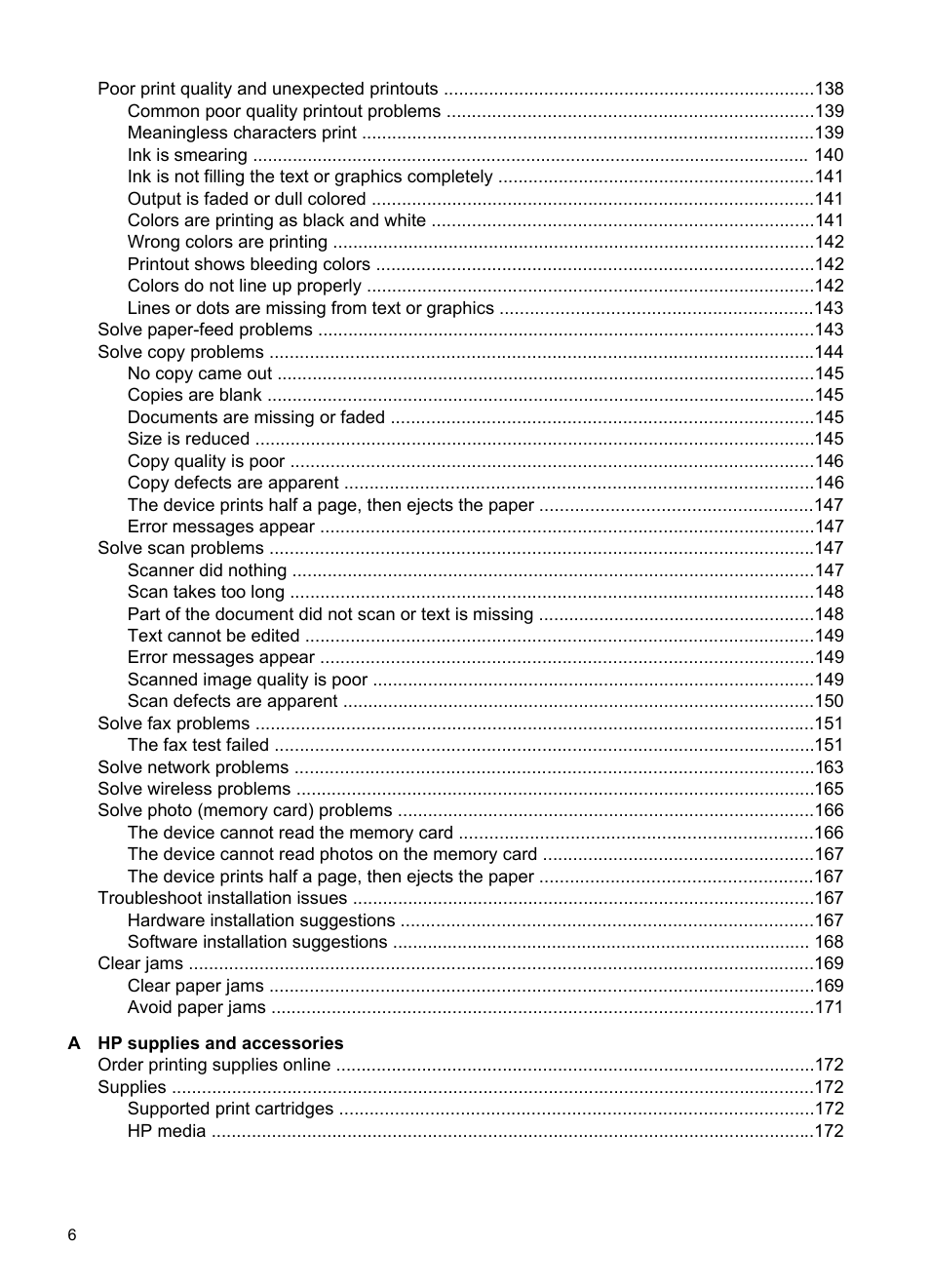 HP Officejet J6480 All-in-One Printer User Manual | Page 10 / 218