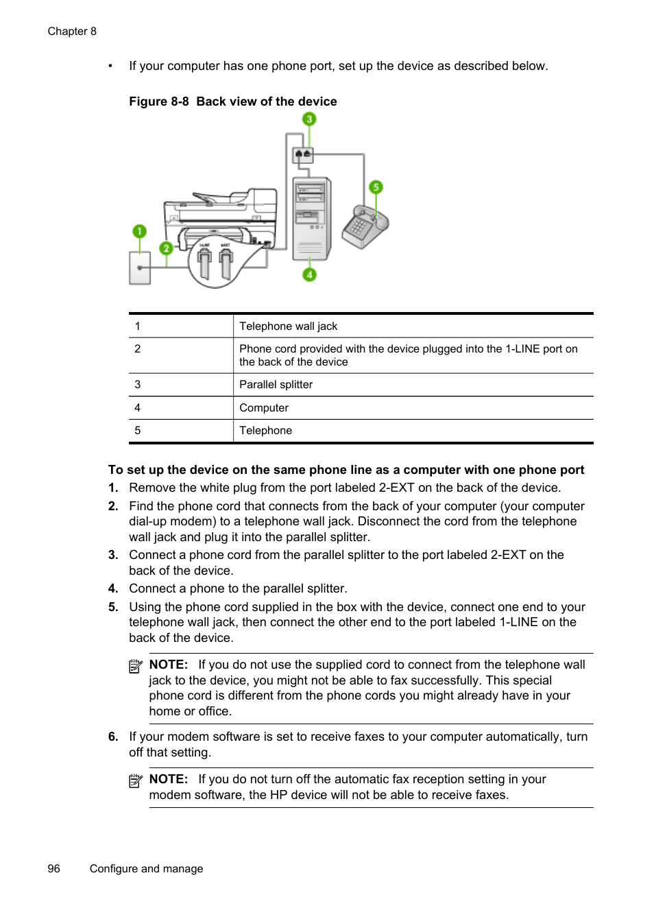 HP Officejet J6480 All-in-One Printer User Manual | Page 100 / 218