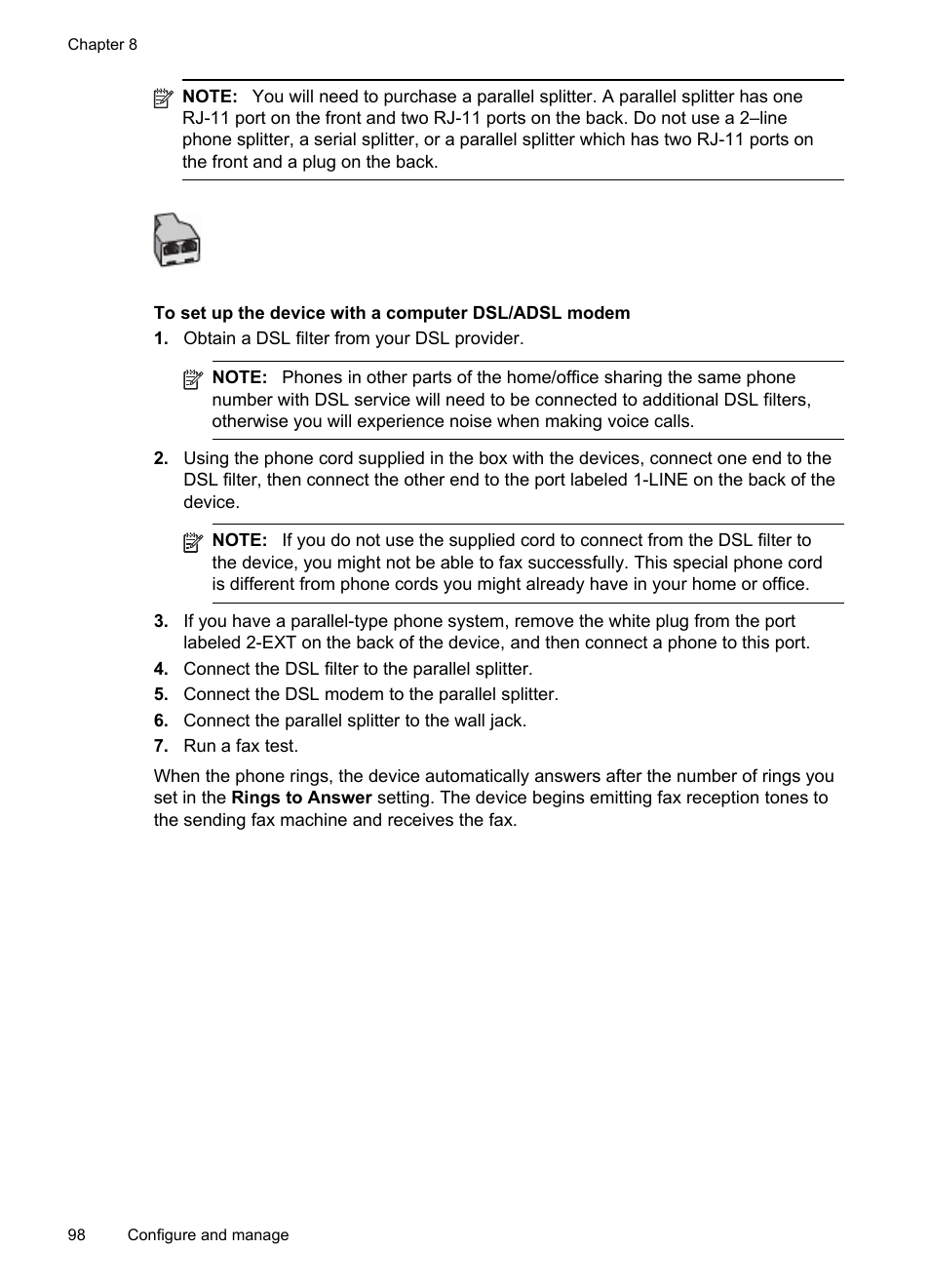 HP Officejet J6480 All-in-One Printer User Manual | Page 102 / 218