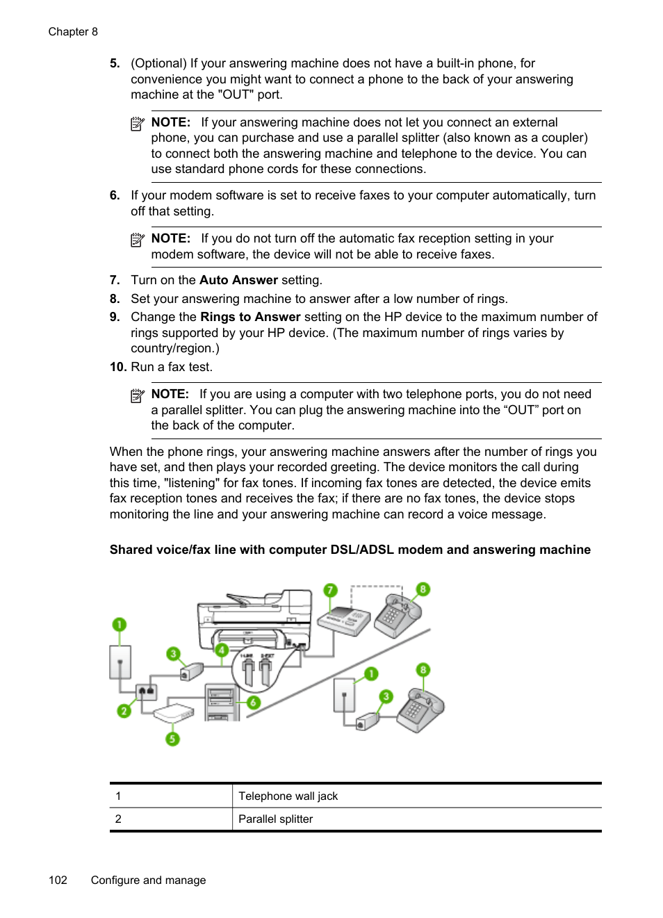 HP Officejet J6480 All-in-One Printer User Manual | Page 106 / 218