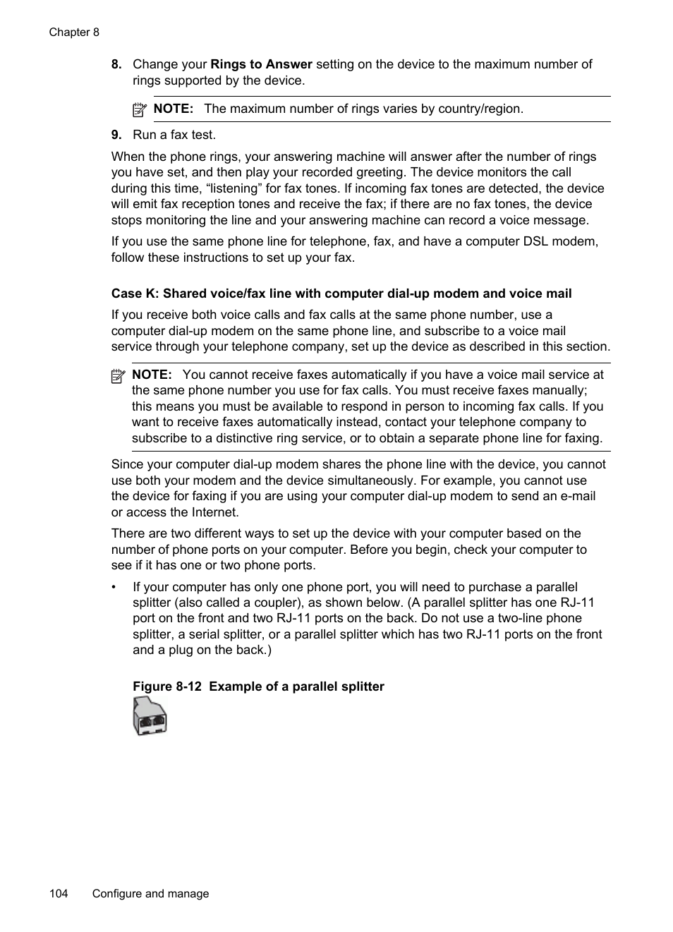 HP Officejet J6480 All-in-One Printer User Manual | Page 108 / 218