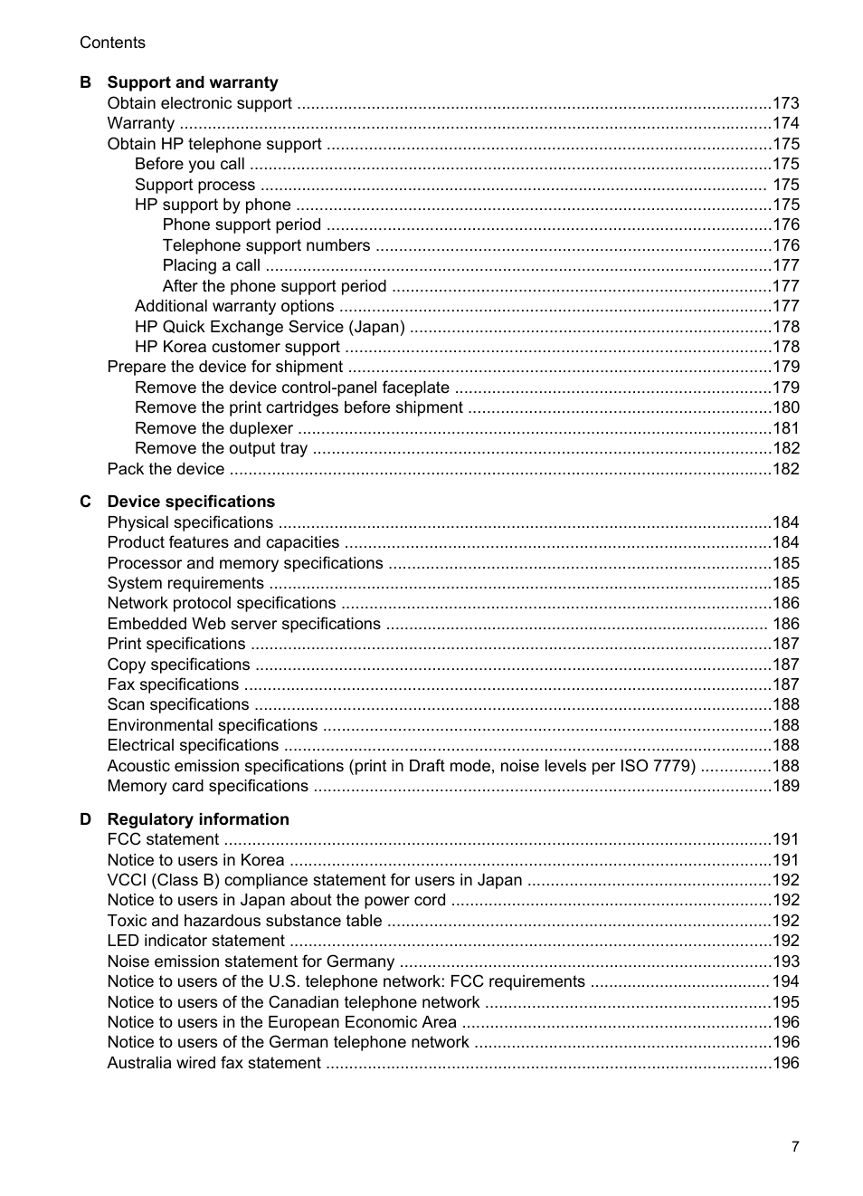 HP Officejet J6480 All-in-One Printer User Manual | Page 11 / 218