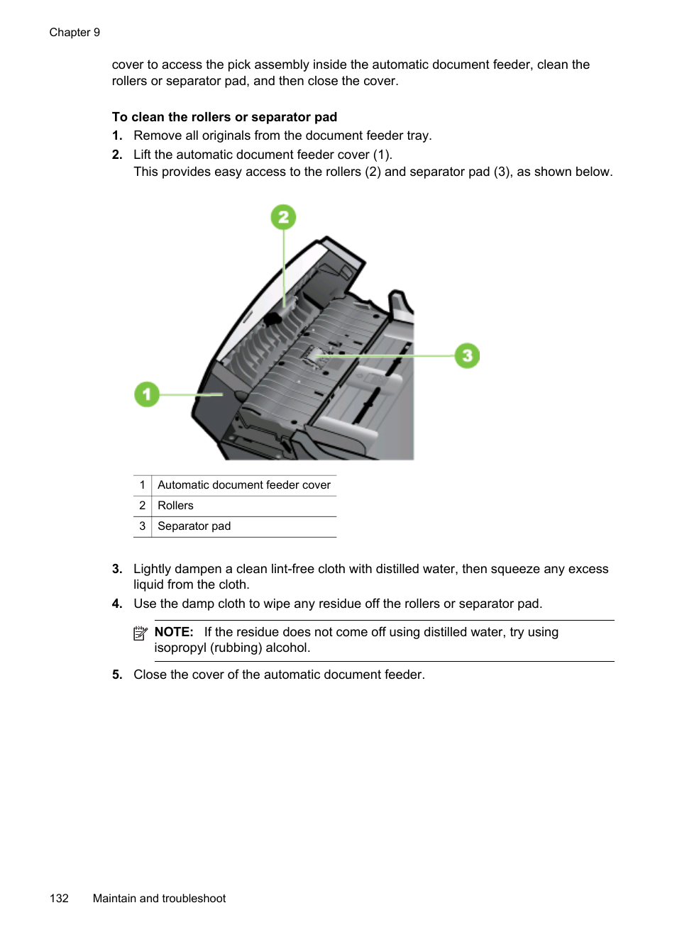 HP Officejet J6480 All-in-One Printer User Manual | Page 136 / 218