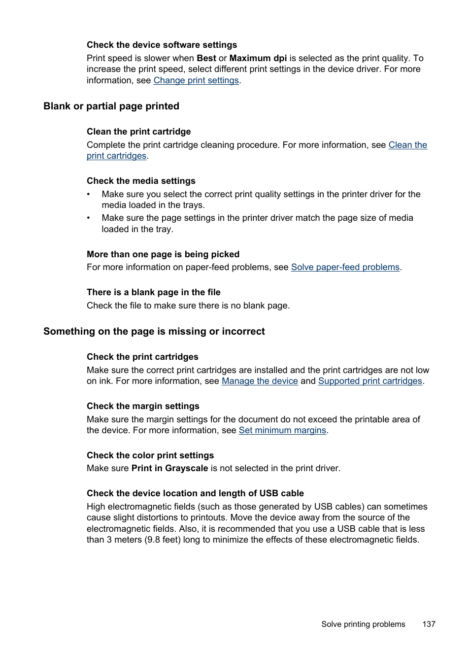 HP Officejet J6480 All-in-One Printer User Manual | Page 141 / 218