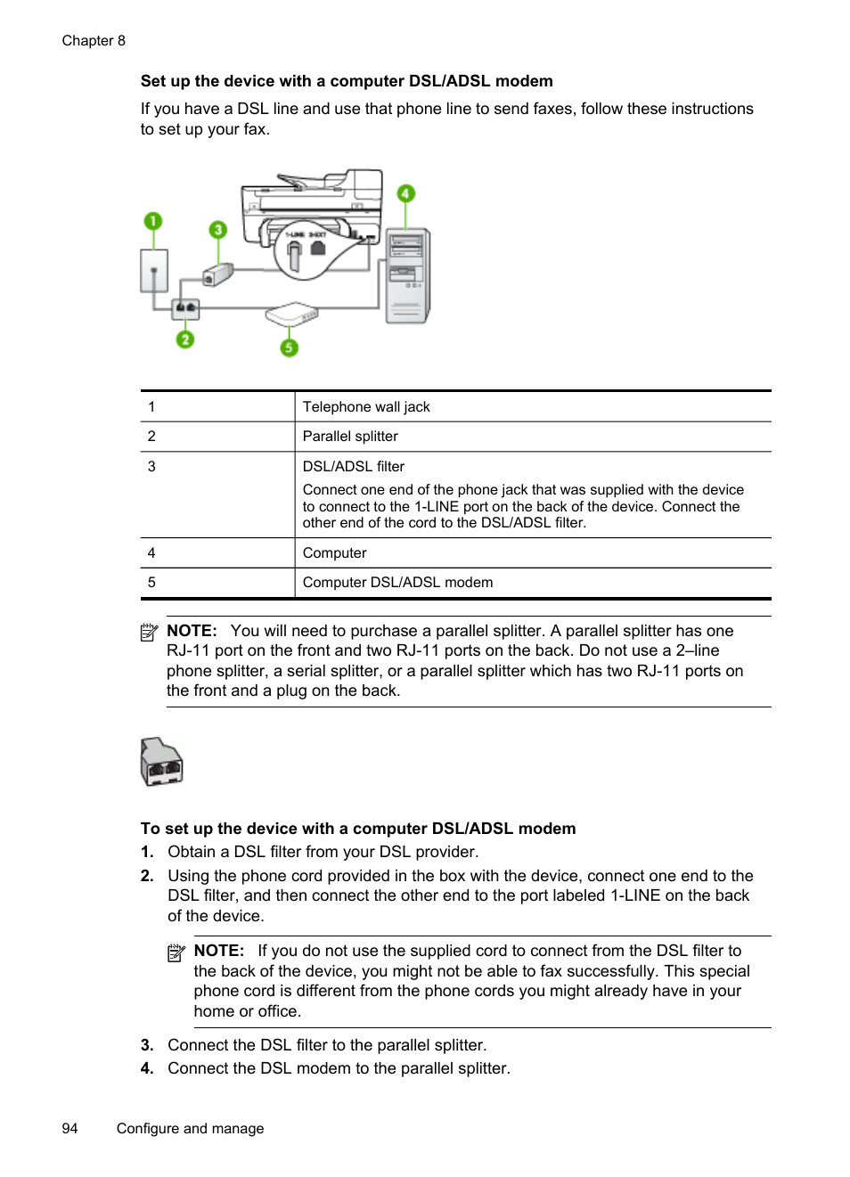 HP Officejet J6480 All-in-One Printer User Manual | Page 98 / 218