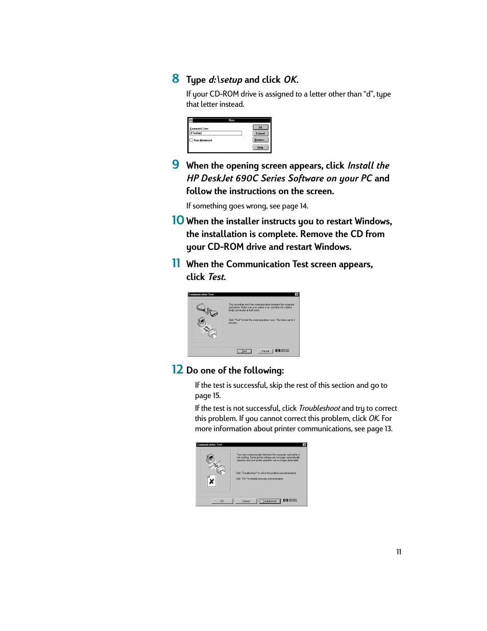 HP Deskjet 695c Printer User Manual | Page 11 / 95