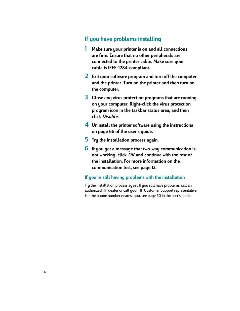HP Deskjet 695c Printer User Manual | Page 14 / 95