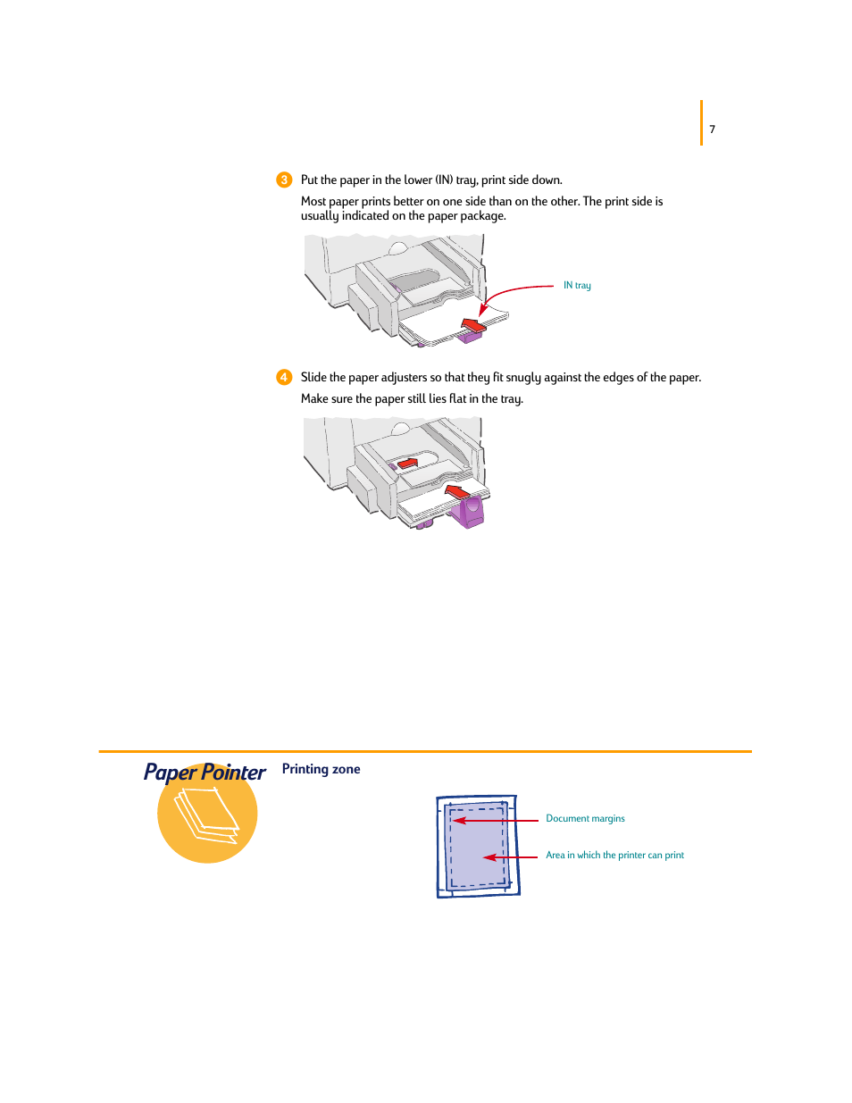 Paper pointer | HP Deskjet 695c Printer User Manual | Page 26 / 95