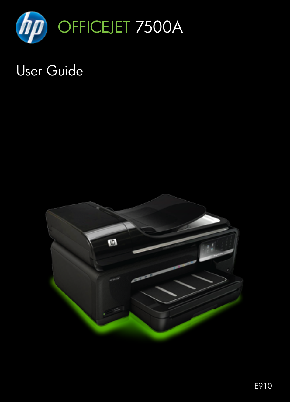 HP Officejet 7500A Wide Format e-All-in-One Printer - E910a User Manual | 252 pages