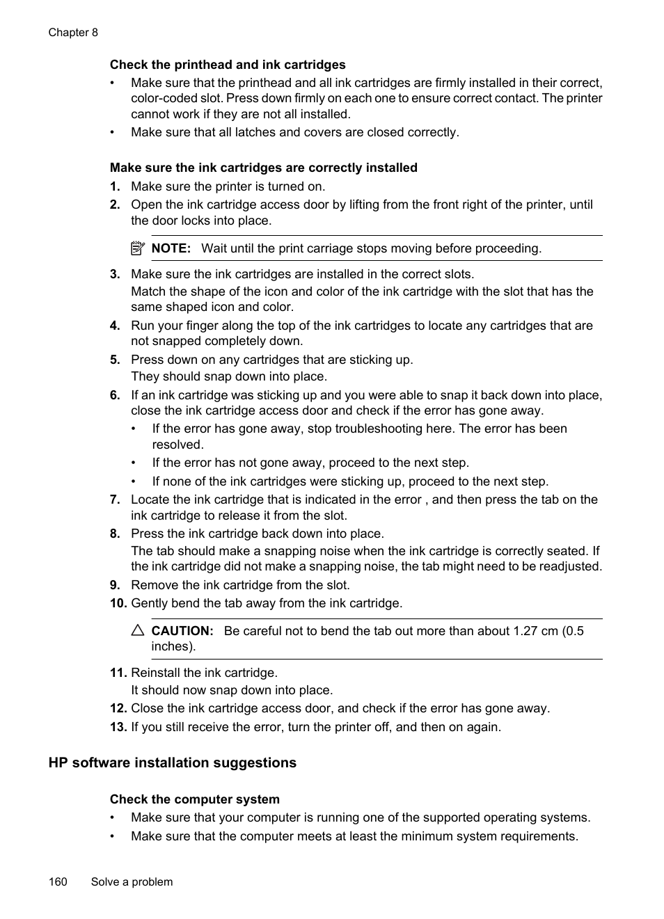 Hp software installation suggestions | HP Officejet 7500A Wide Format e-All-in-One Printer - E910a User Manual | Page 164 / 252