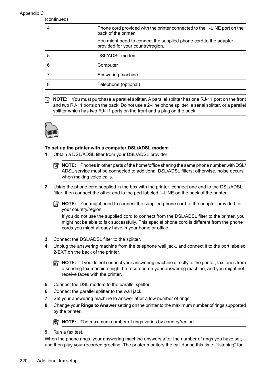 HP Officejet 7500A Wide Format e-All-in-One Printer - E910a User Manual | Page 224 / 252