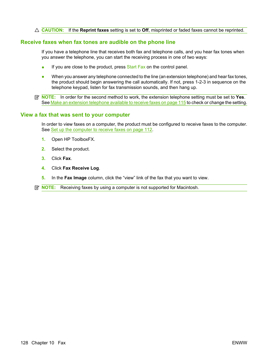 View a fax that was sent to your computer | HP LaserJet M2727 Multifunction Printer series User Manual | Page 140 / 266