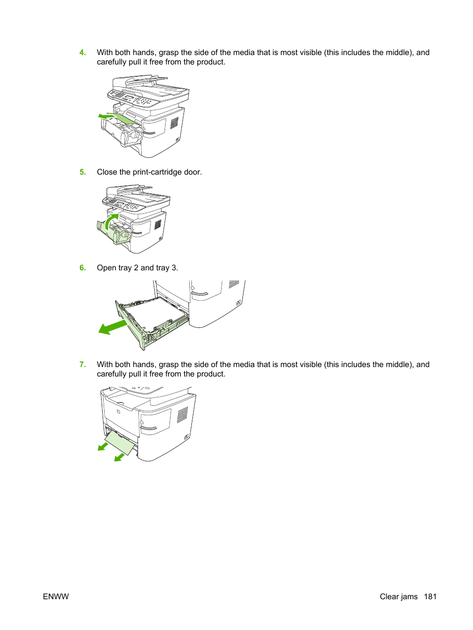 HP LaserJet M2727 Multifunction Printer series User Manual | Page 193 / 266