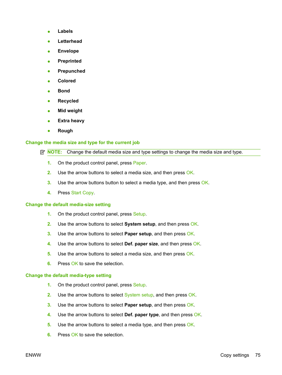 HP LaserJet M2727 Multifunction Printer series User Manual | Page 87 / 266