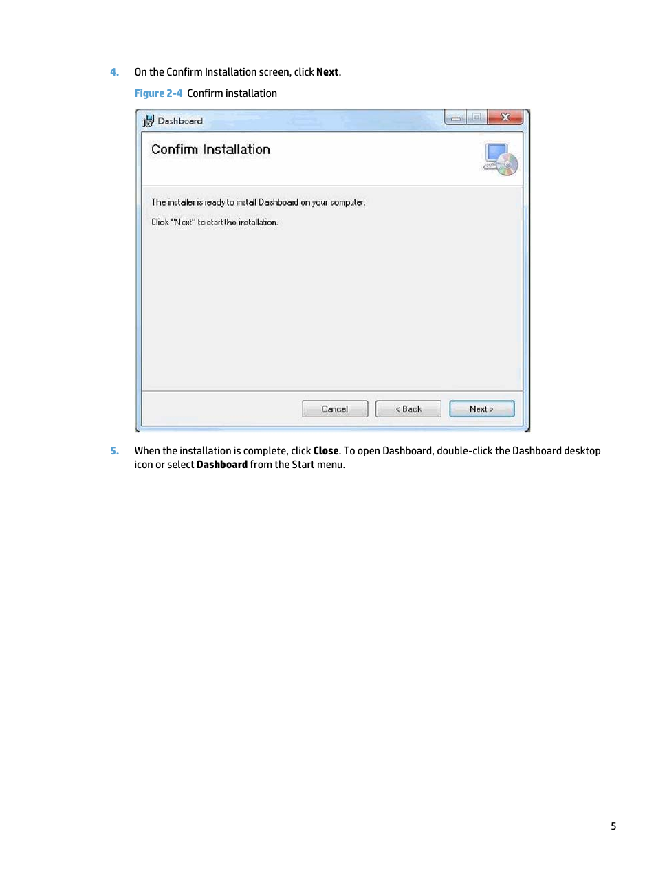 Figure 2-4 confirm installation | HP Access Control User Manual | Page 9 / 22