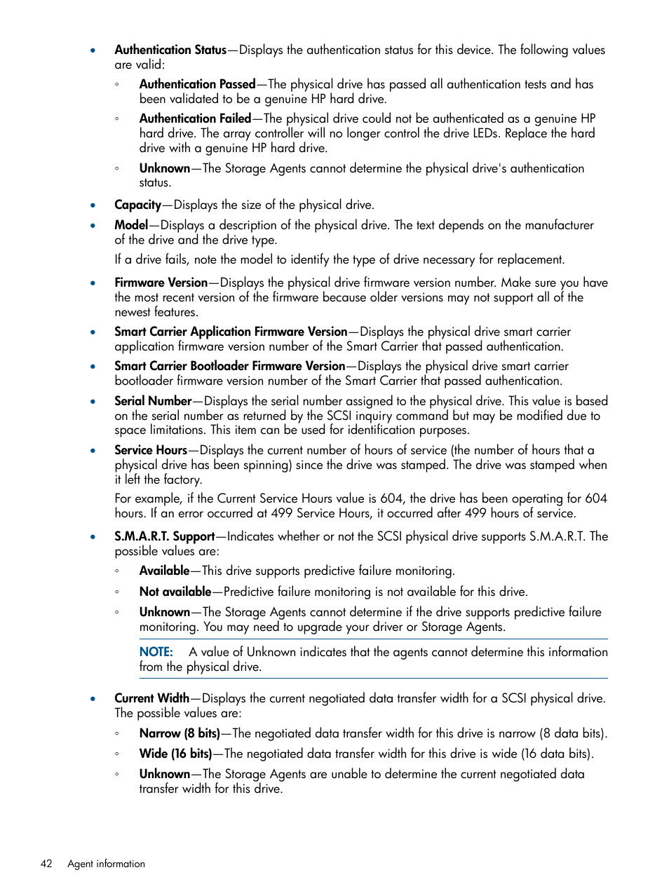 HP Insight Management Agents User Manual | Page 42 / 165