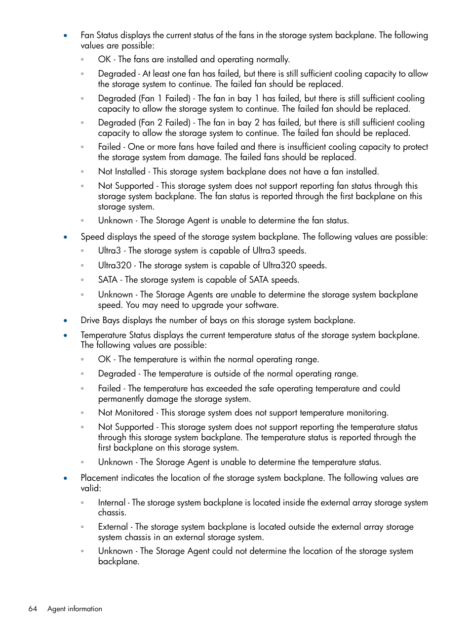 HP Insight Management Agents User Manual | Page 64 / 165