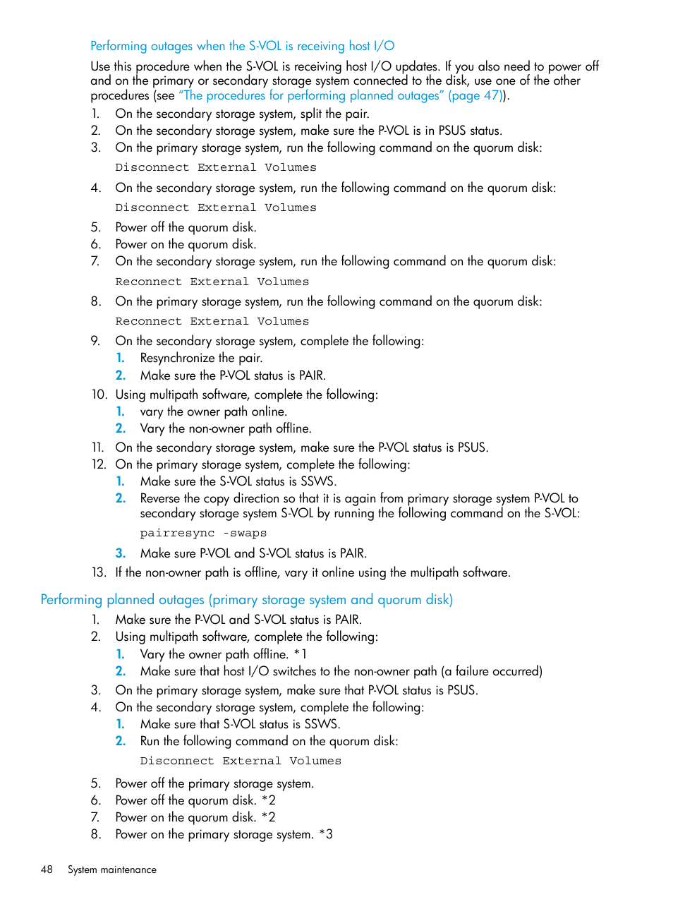 HP XP Racks User Manual | Page 48 / 96