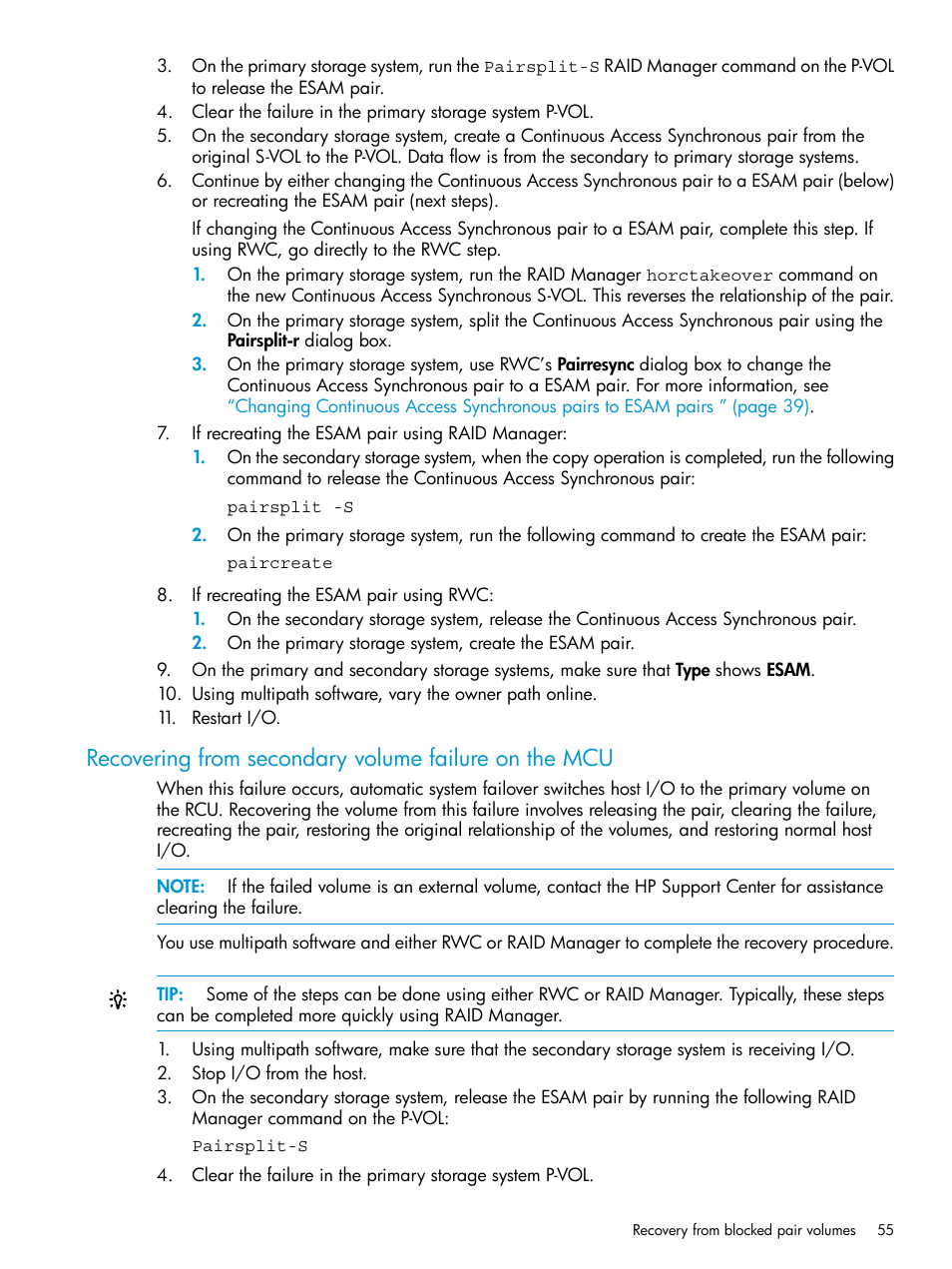 HP XP Racks User Manual | Page 55 / 96