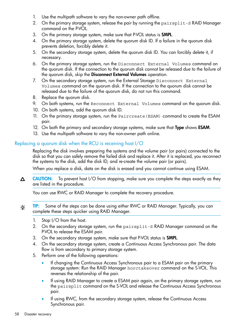HP XP Racks User Manual | Page 58 / 96