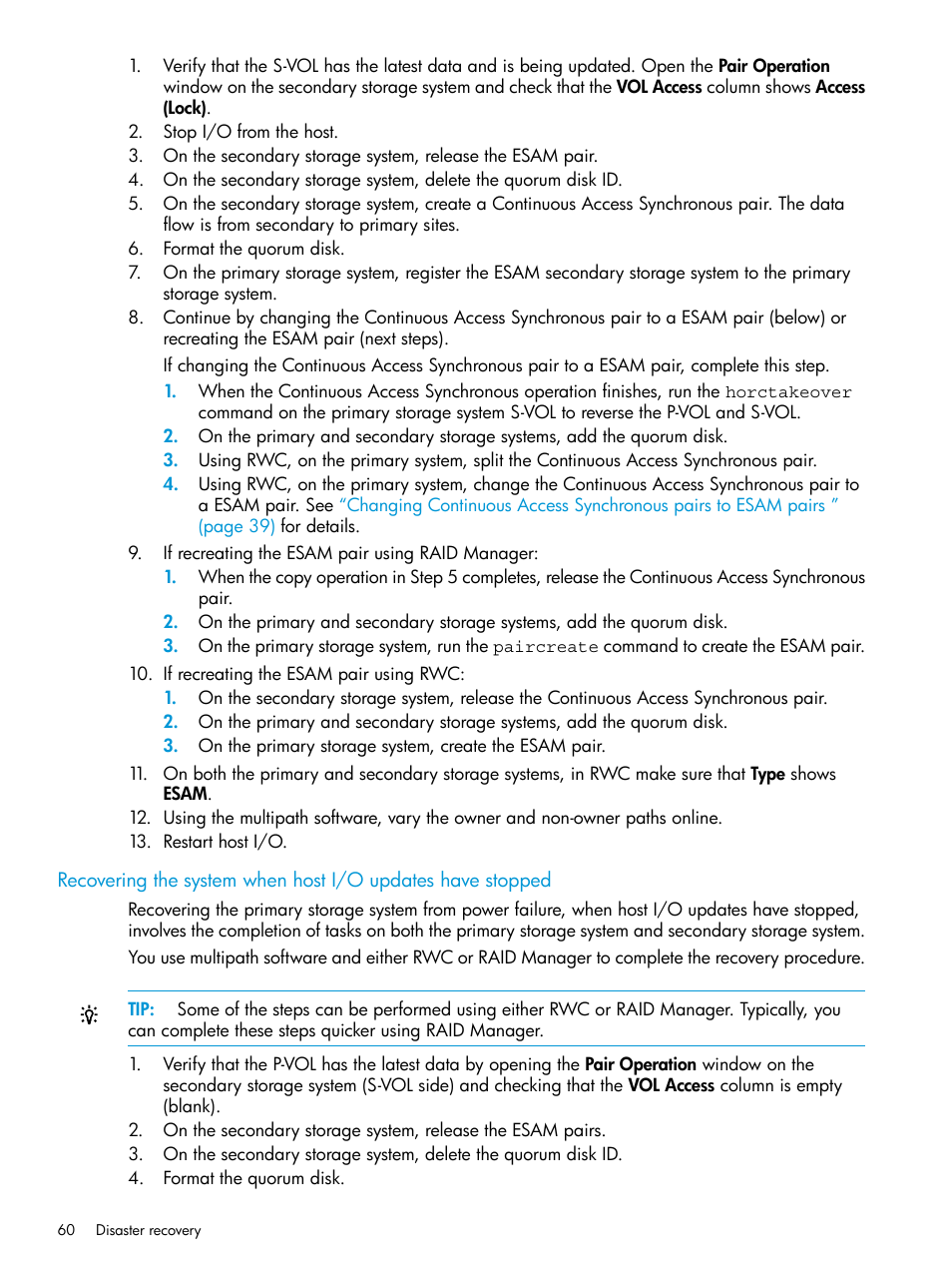 HP XP Racks User Manual | Page 60 / 96
