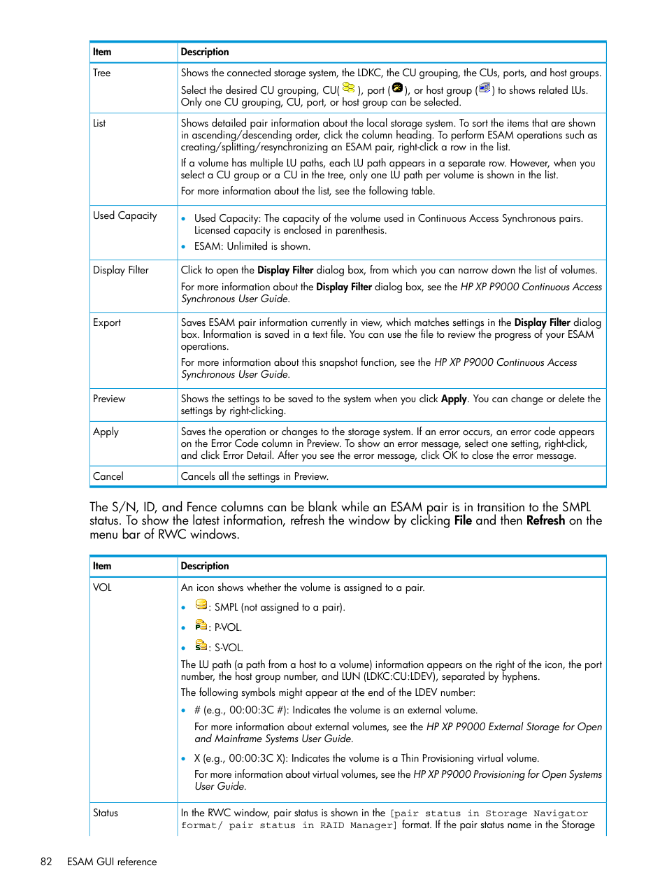 HP XP Racks User Manual | Page 82 / 96