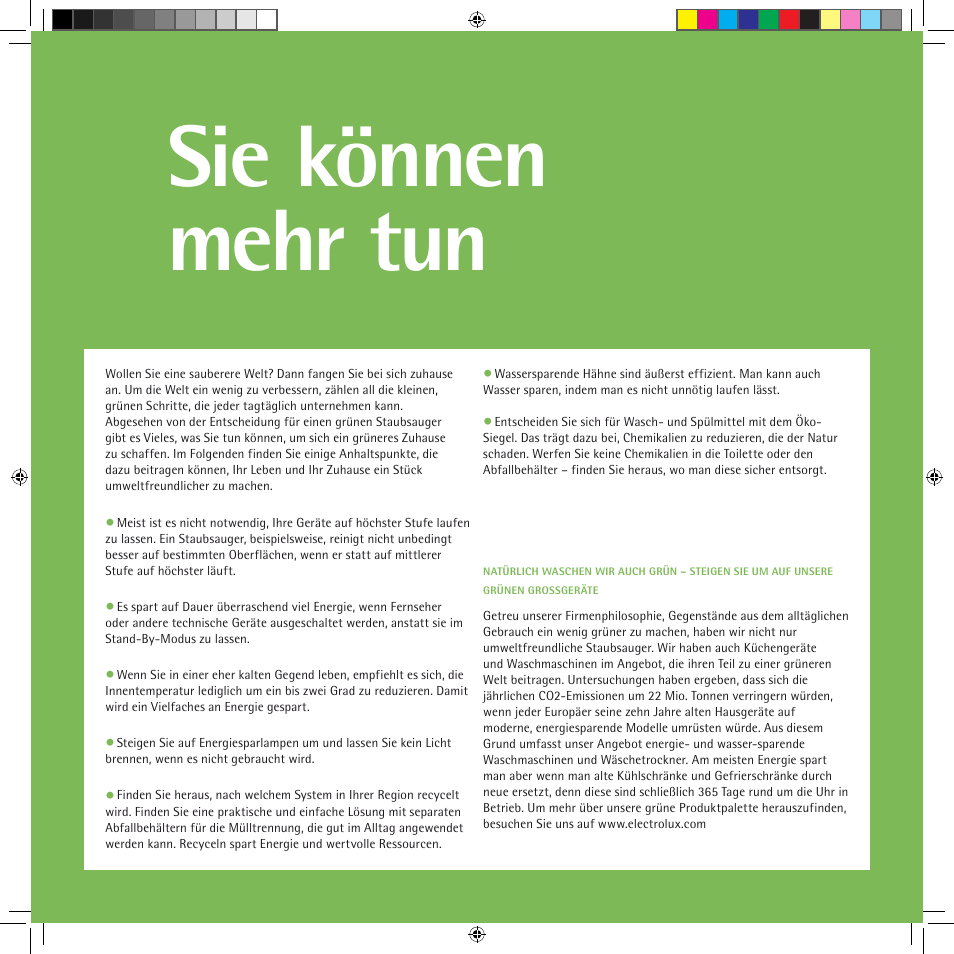 Sie können mehr tun | AEG AJG6800 User Manual | Page 5 / 52