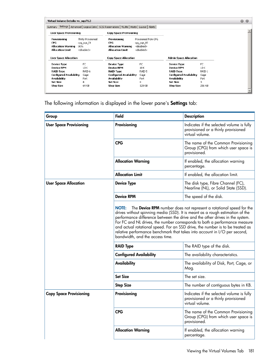 HP 3PAR Operating System Software User Manual | Page 181 / 328