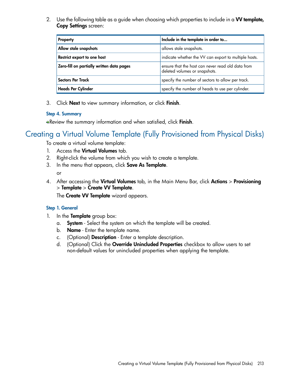 HP 3PAR Operating System Software User Manual | Page 213 / 328